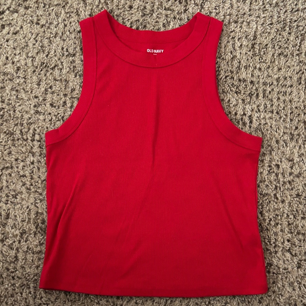 Old Navy Vibrant Red Tank Top